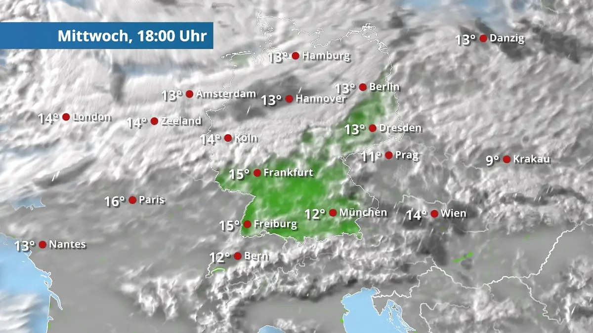 Viele Wolken, teils ein bisschen Regen Der Regen- und Wolkenfilm für 48 Stunden