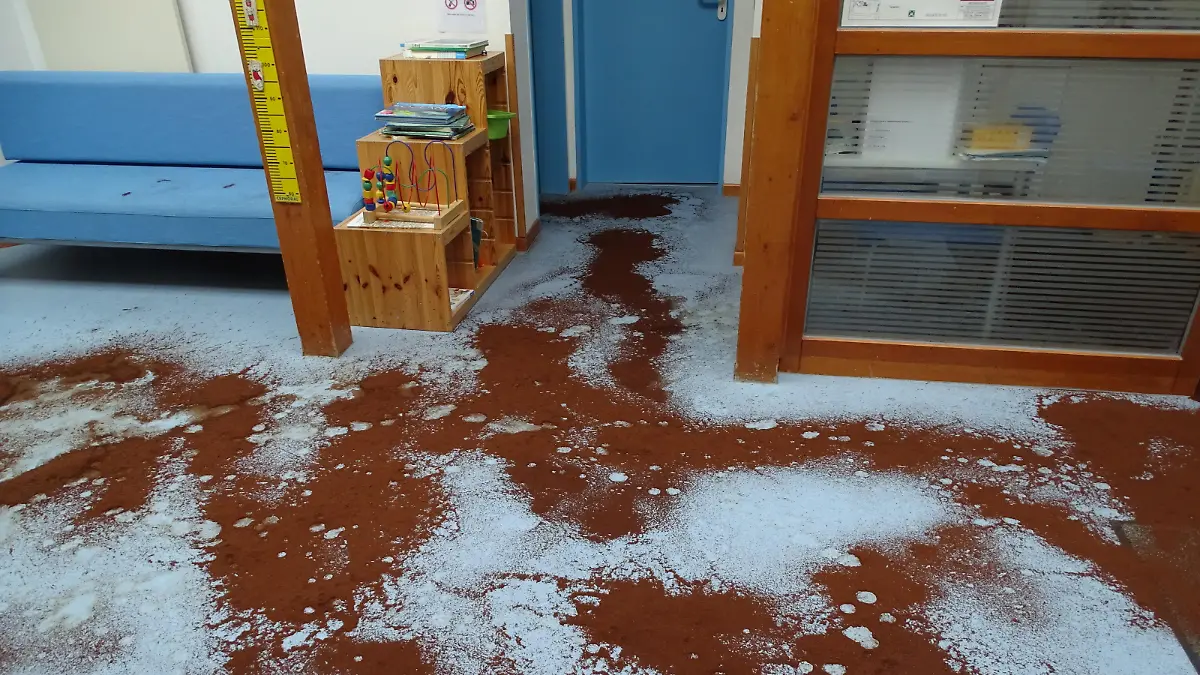 Die Verwüstung in der Kita Uschlag in Staufenberg macht die Mitarbeiter fassungslos.
