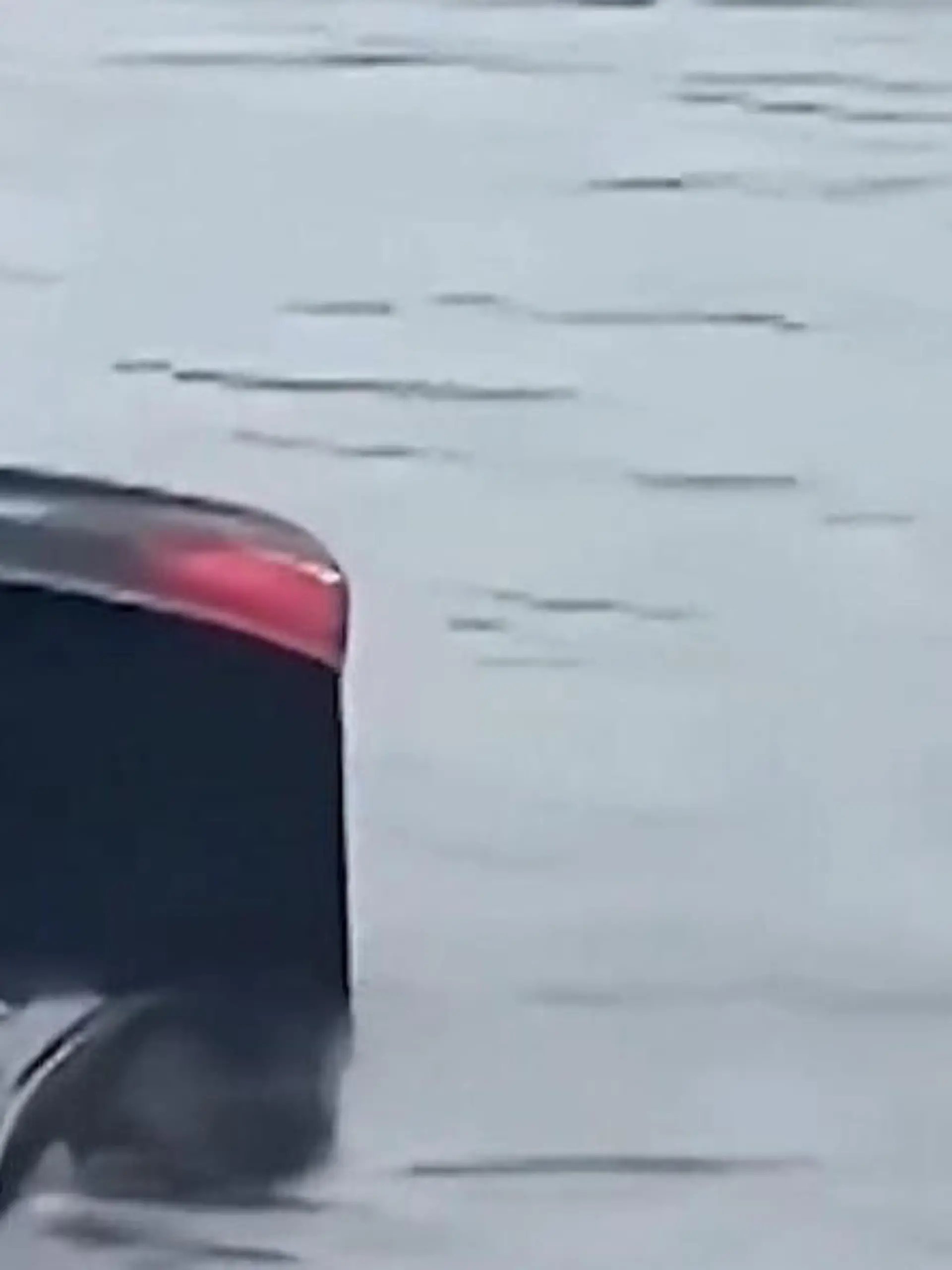 Bild zu: "Scheibe eingeschlagen! Auto stürzt in Fluss – Fahrer kommt nicht alleine raus"