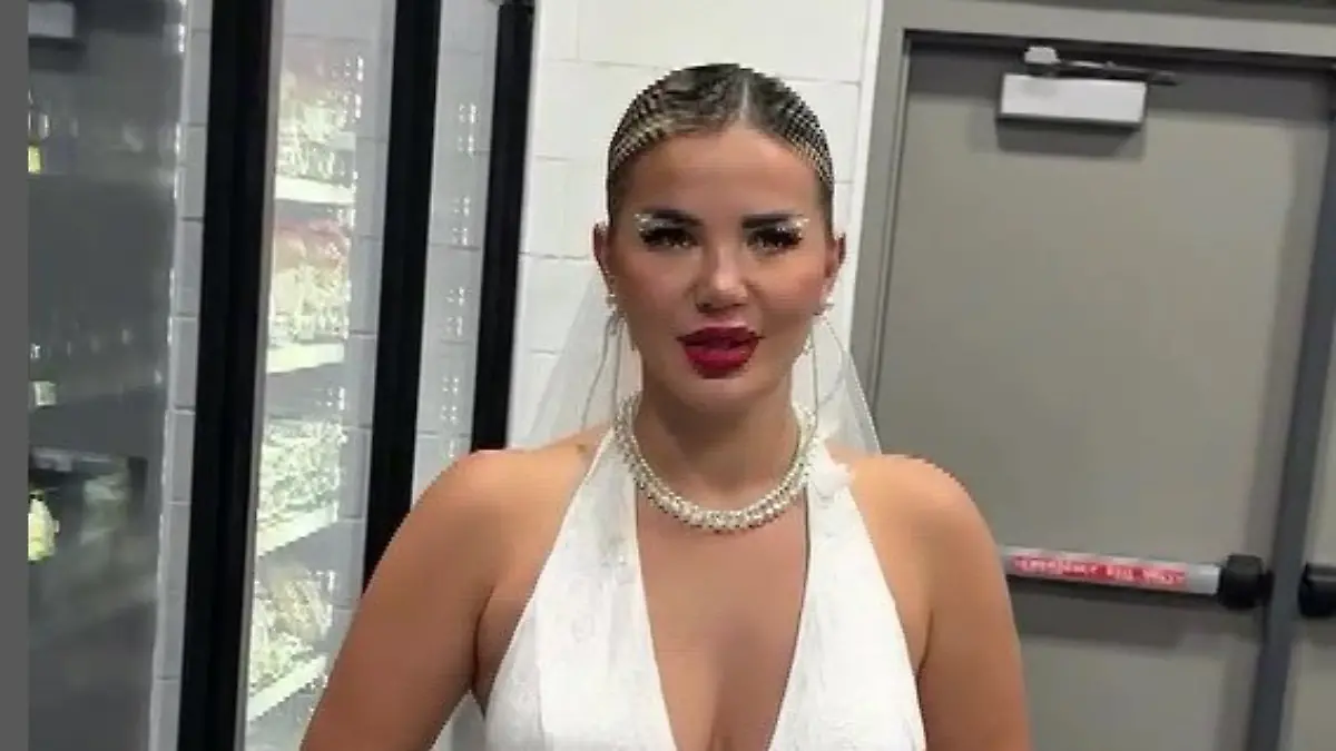 Nach der Hochzeit ging es erst einmal in den Supermarkt.
