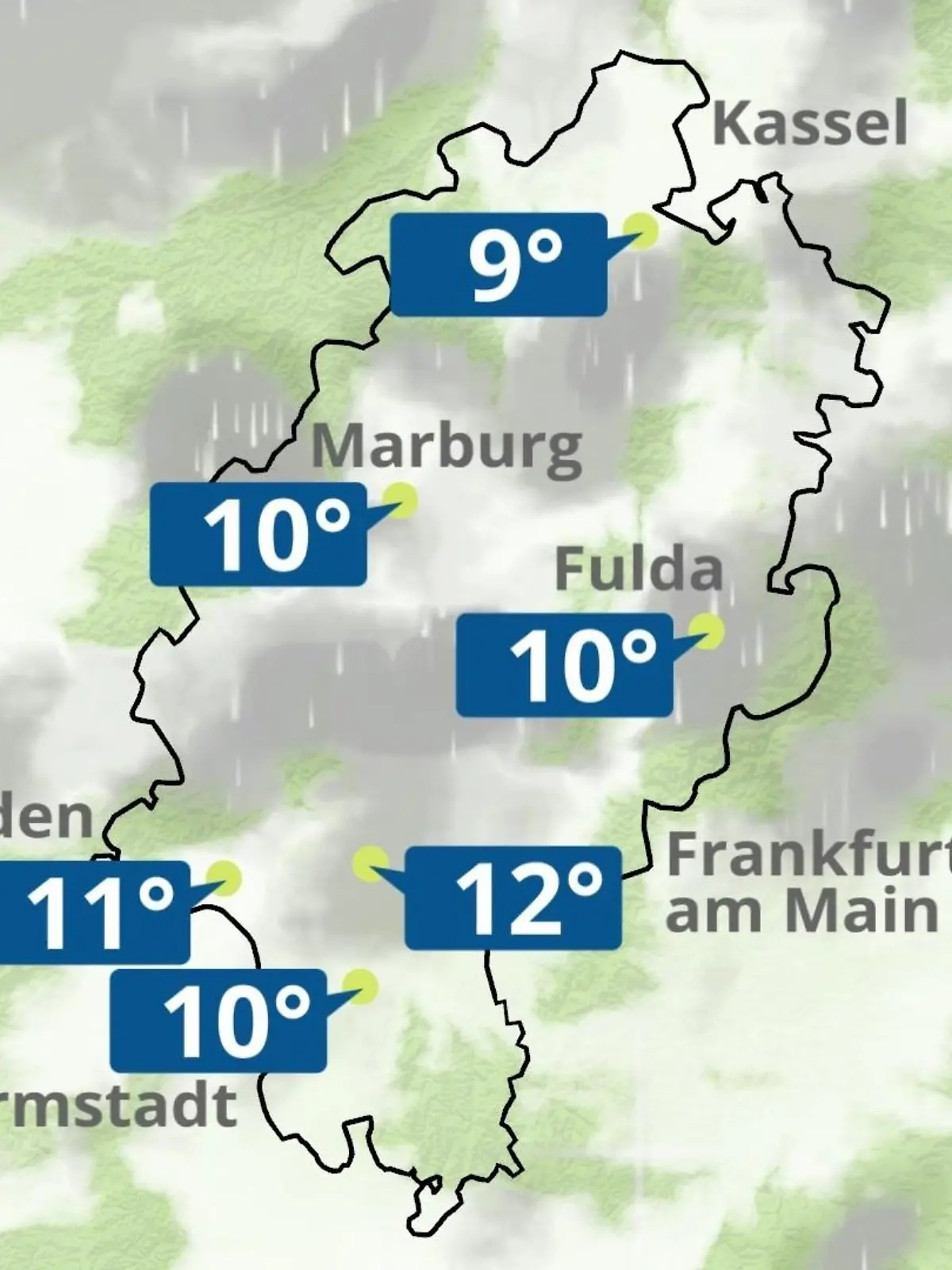 Bild zu: "Hessen: Wie wird das Wetter?"