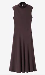 Dunkelbraunes Kleid von Mango