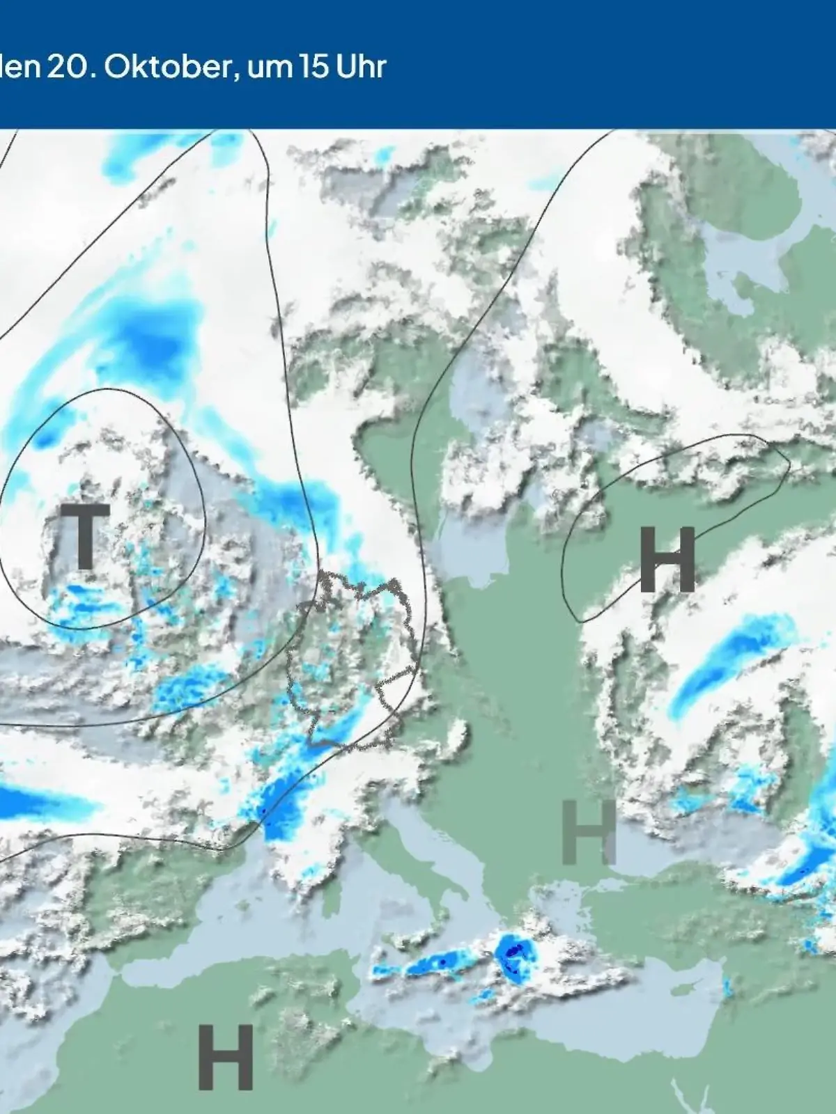 Bild zu: "Die Wetterlage der kommenden 5 Tage"