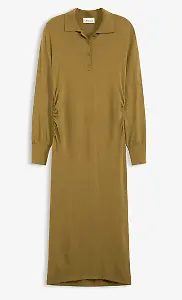 Midi-Strickkleid aus softem Viskose-Mix