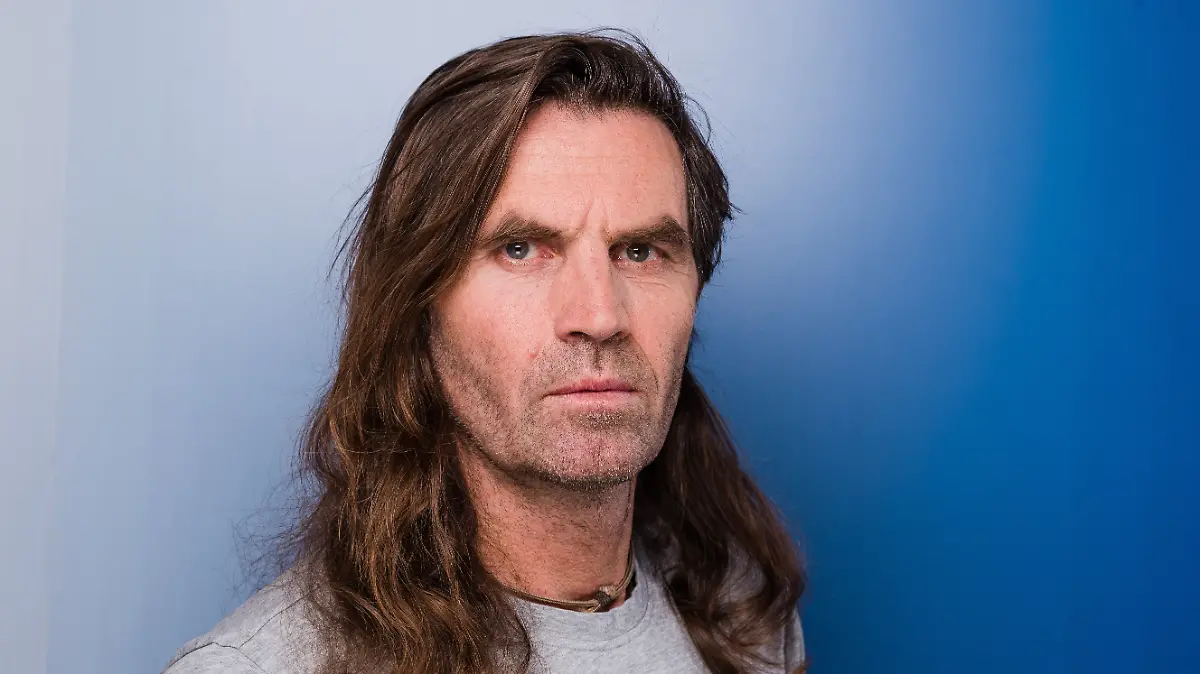 Der Profibergsteiger und Extremkletterer Thomas Huber