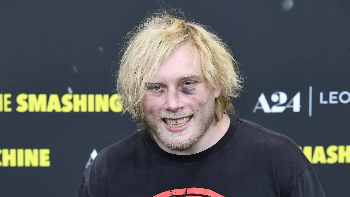 Frédéric „Neandertaler” Vosgröne auf der Deutschlandpremiere von THE SMASHING MACHINE