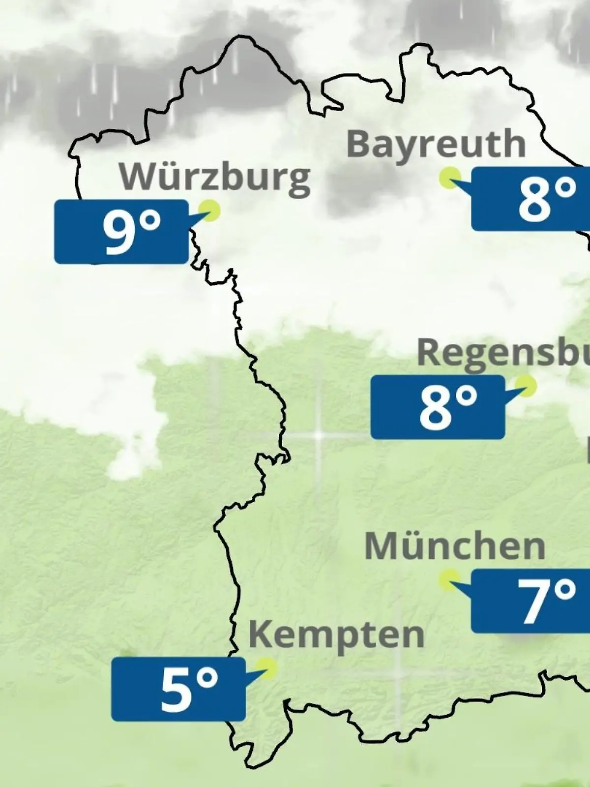 Bild zu: "Bayern: Wie wird das Wetter?"