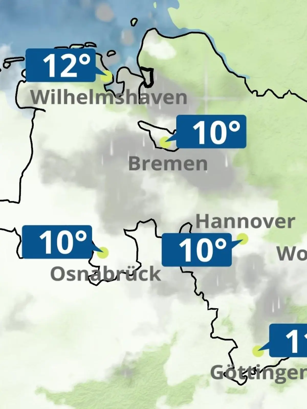 Bild zu: "Bremen und Niedersachsen: Wie wird das Wetter?"