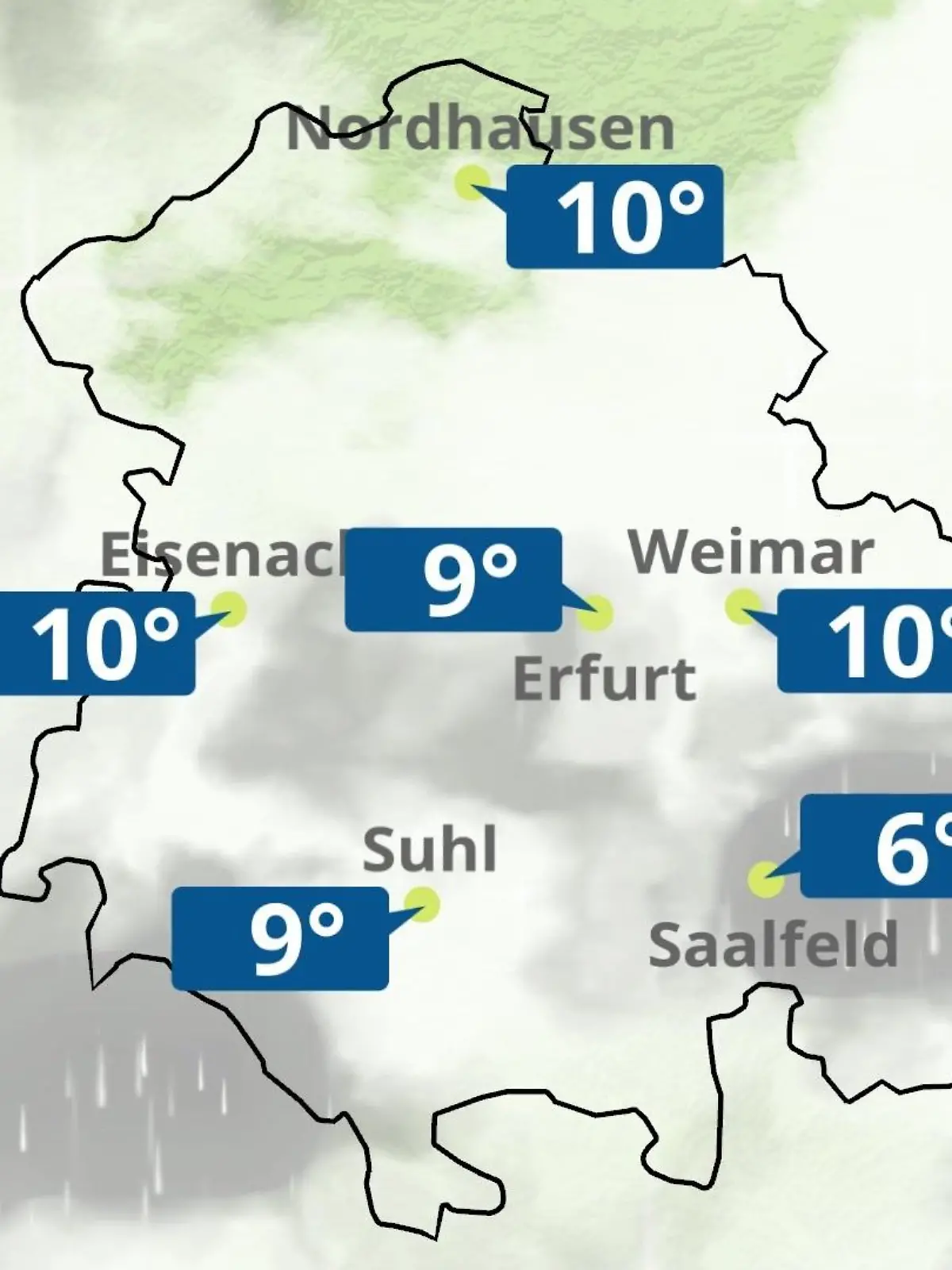 Bild zu: "Thüringen: Wie wird das Wetter?"