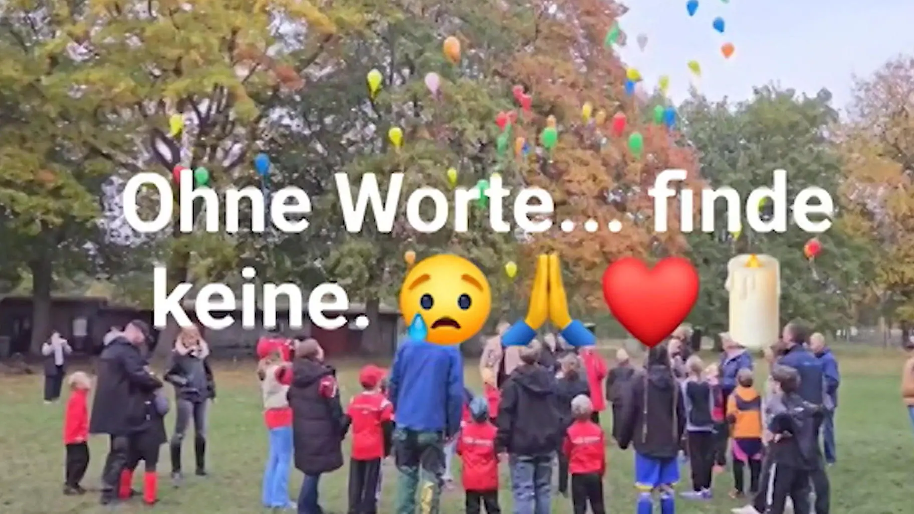 Trauer um getöteten Grundschüler aus Güstrow: Fabians (†8) Fußballfreunde senden totem Teamkollegen ein Zeichen – mit Luftballons