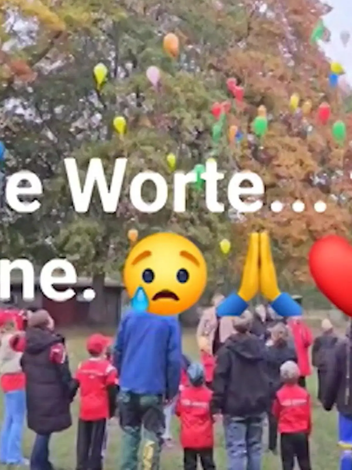 Bild zu: "Fabians (†8) Fußballfreunde senden totem Teamkollegen ein Zeichen – mit Luftballons"