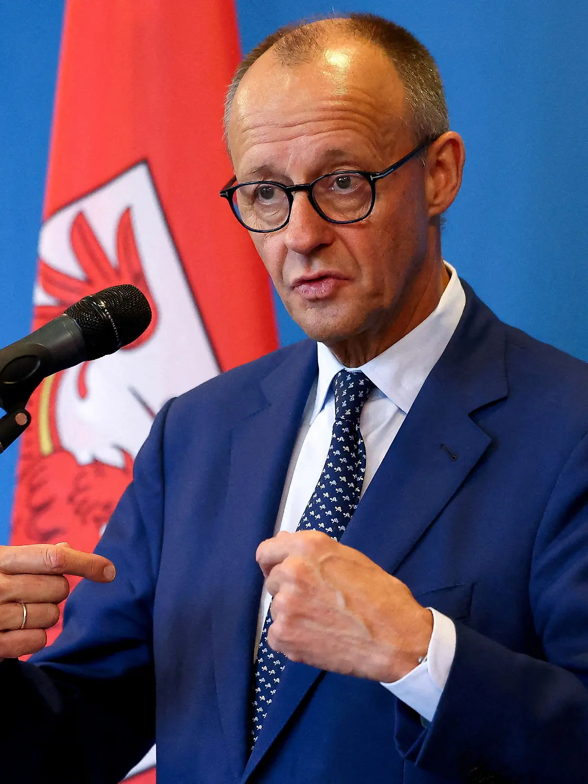 FILE PHOTO: German Chancellor Friedrich Merz visits Potsdam