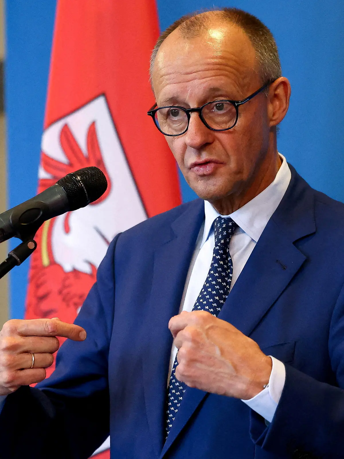 FILE PHOTO: German Chancellor Friedrich Merz visits Potsdam
