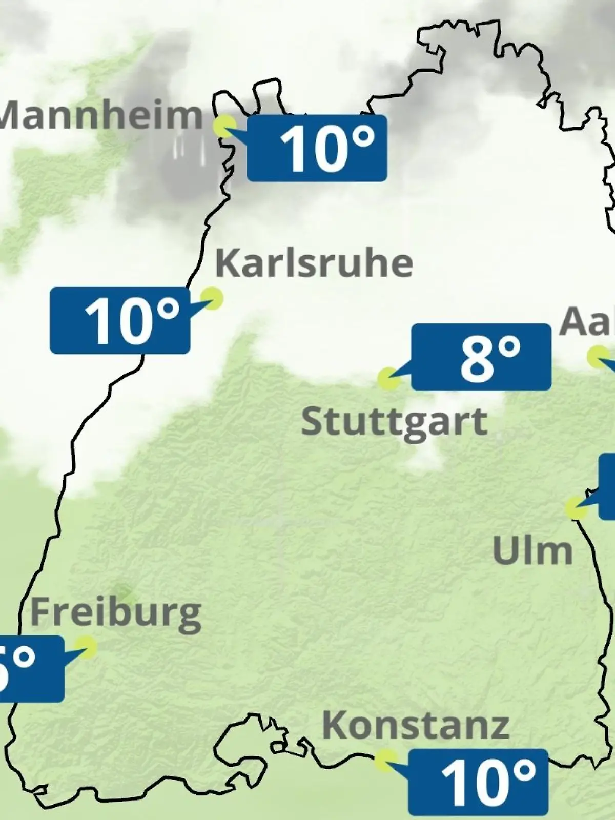 Bild zu: "Baden-Württemberg: Wie wird das Wetter?"