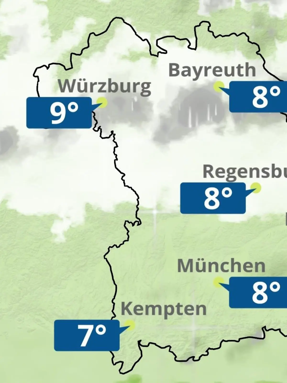 Bild zu: "Bayern: Wie wird das Wetter?"