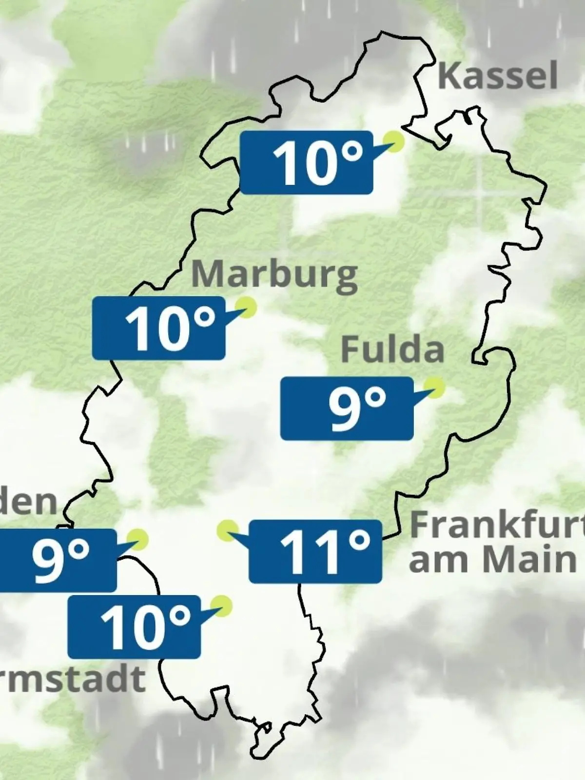 Bild zu: "Hessen: Wie wird das Wetter?"