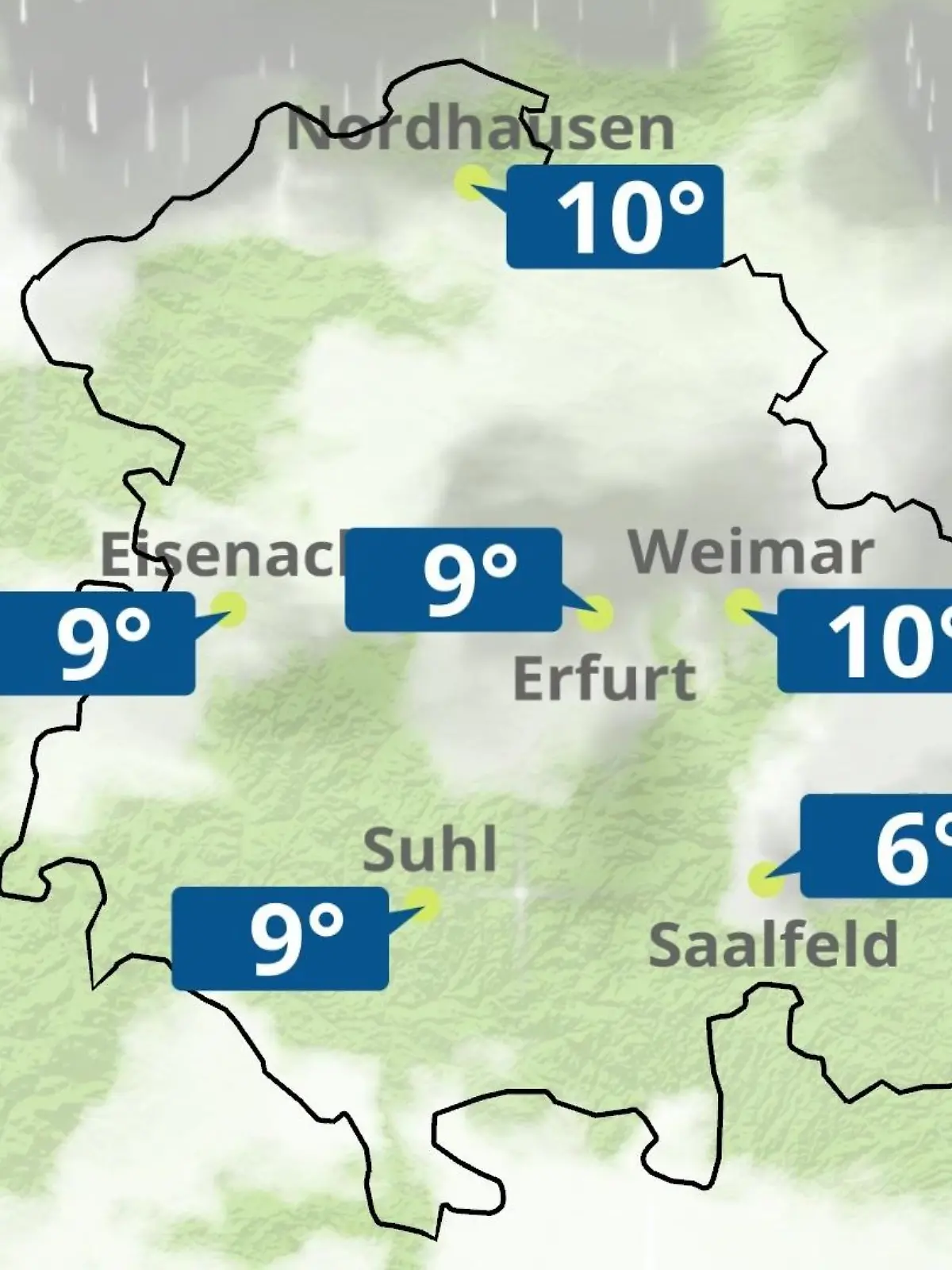 Bild zu: "Thüringen: Wie wird das Wetter?"