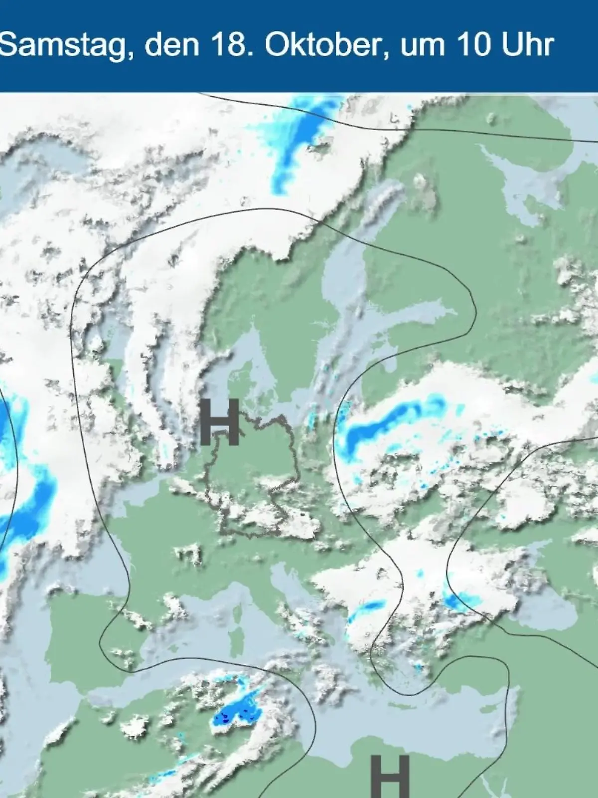 Bild zu: "Die Wetterlage der kommenden 5 Tage"