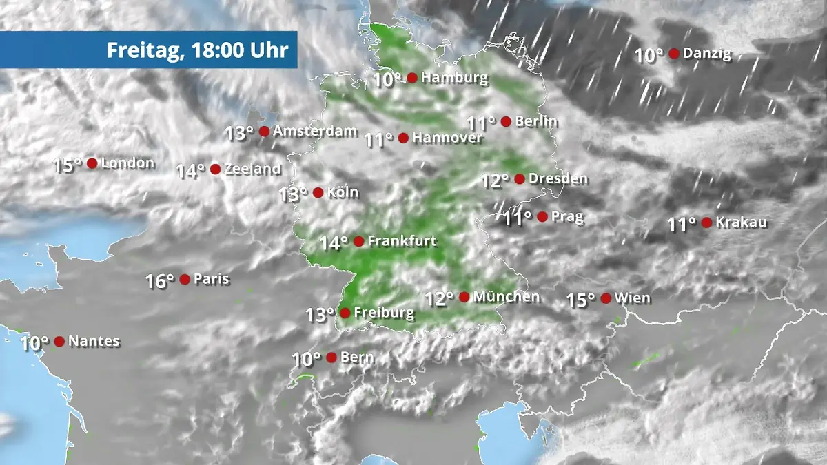 Viele Wolken und ein bisschen Regen Der Regen- und Wolkenfilm für 48 Stunden