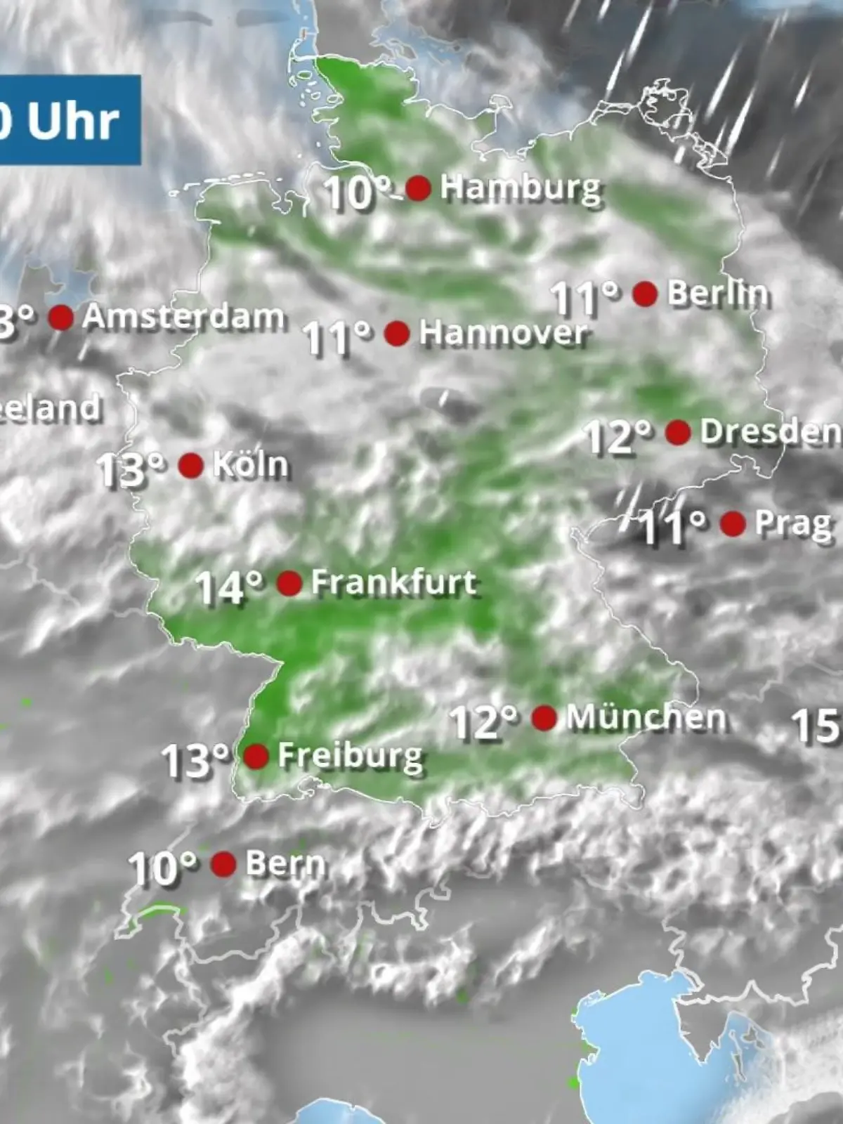 Bild zu: "Viele Wolken und ein bisschen Regen"