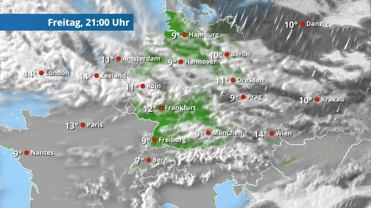 Letzte Tropfen und dann wird es schöner Der Regen- und Wolkenfilm für 48 Stunden