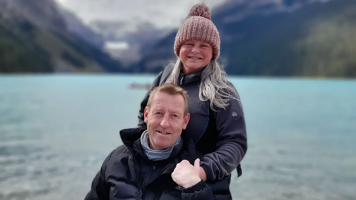 Louise Shackleton und ihr Ehemann Anthony