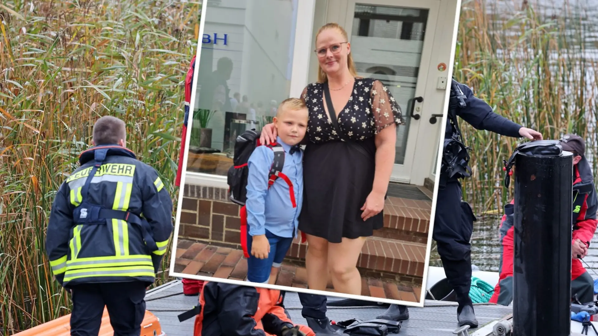 Fabian mit seiner Mutter Dorina