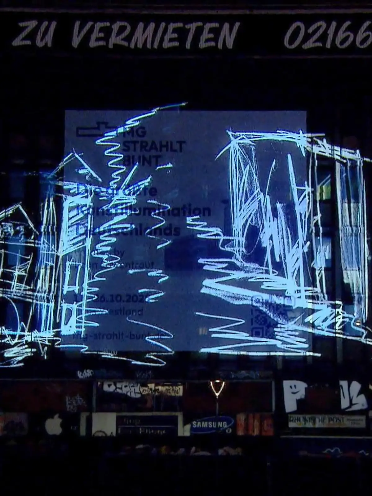 Bild zu: "Lichtkunst in Mönchengladbach"