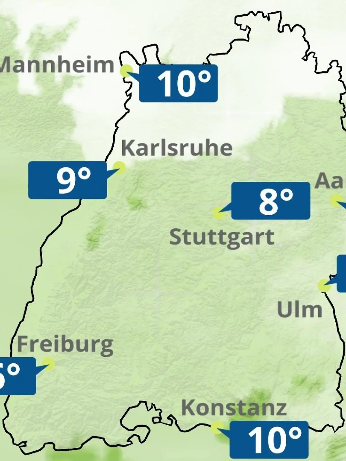 Bild zu: "Baden-Württemberg: Wie wird das Wetter?"