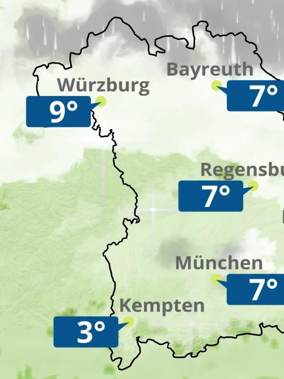 Bild zu: "Bayern: Wie wird das Wetter?"