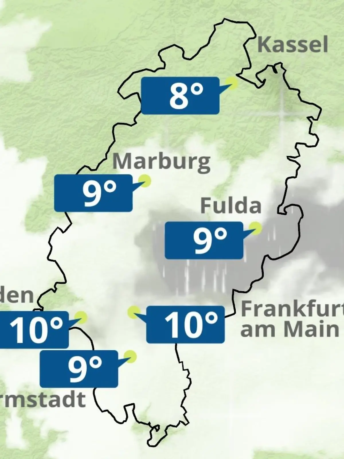 Bild zu: "Hessen: Wie wird das Wetter?"