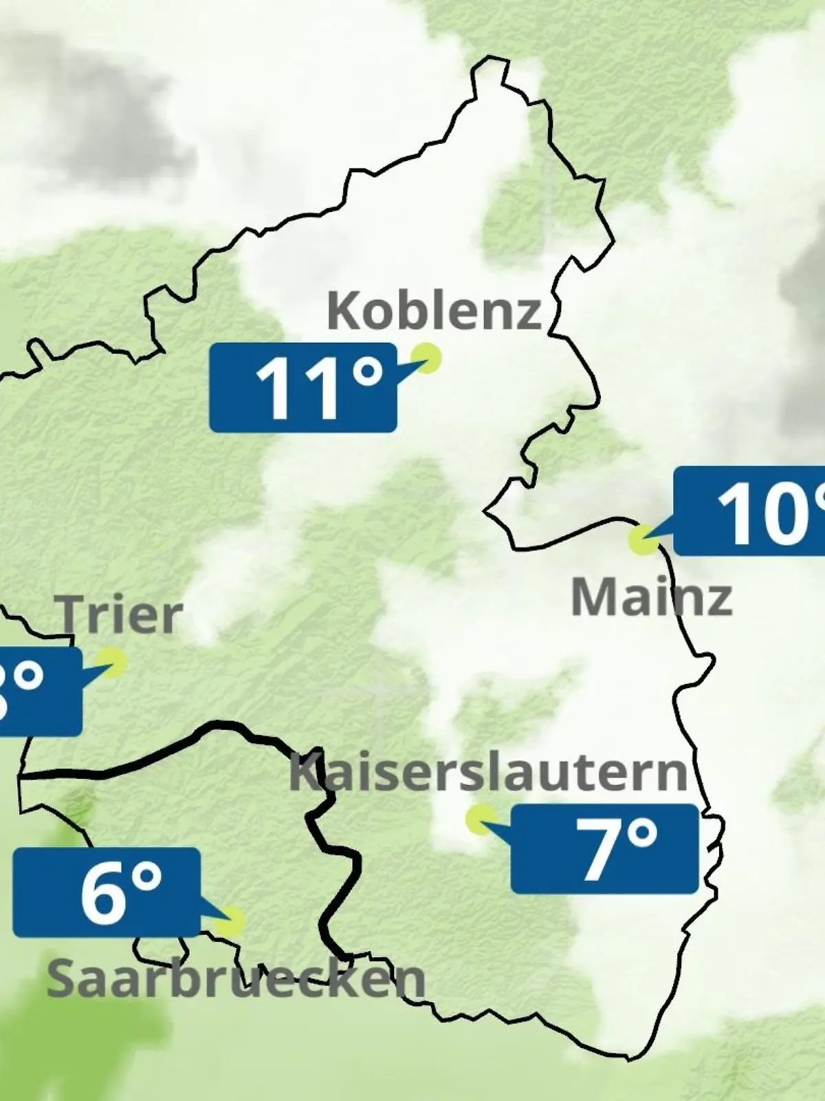 Bild zu: "Rheinland-Pfalz, Saarland: Wie wird das Wetter?"