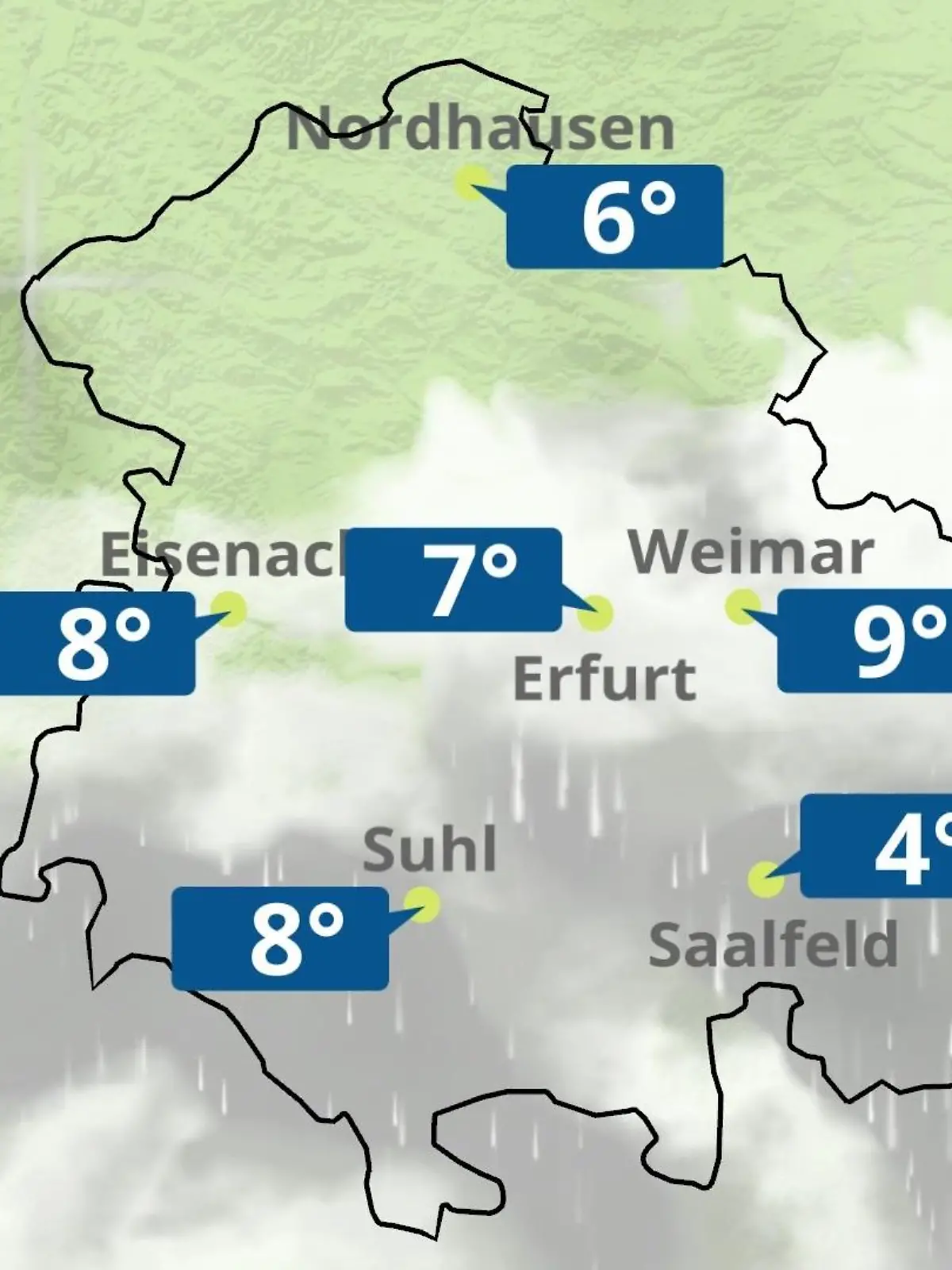 Bild zu: "Thüringen: Wie wird das Wetter?"