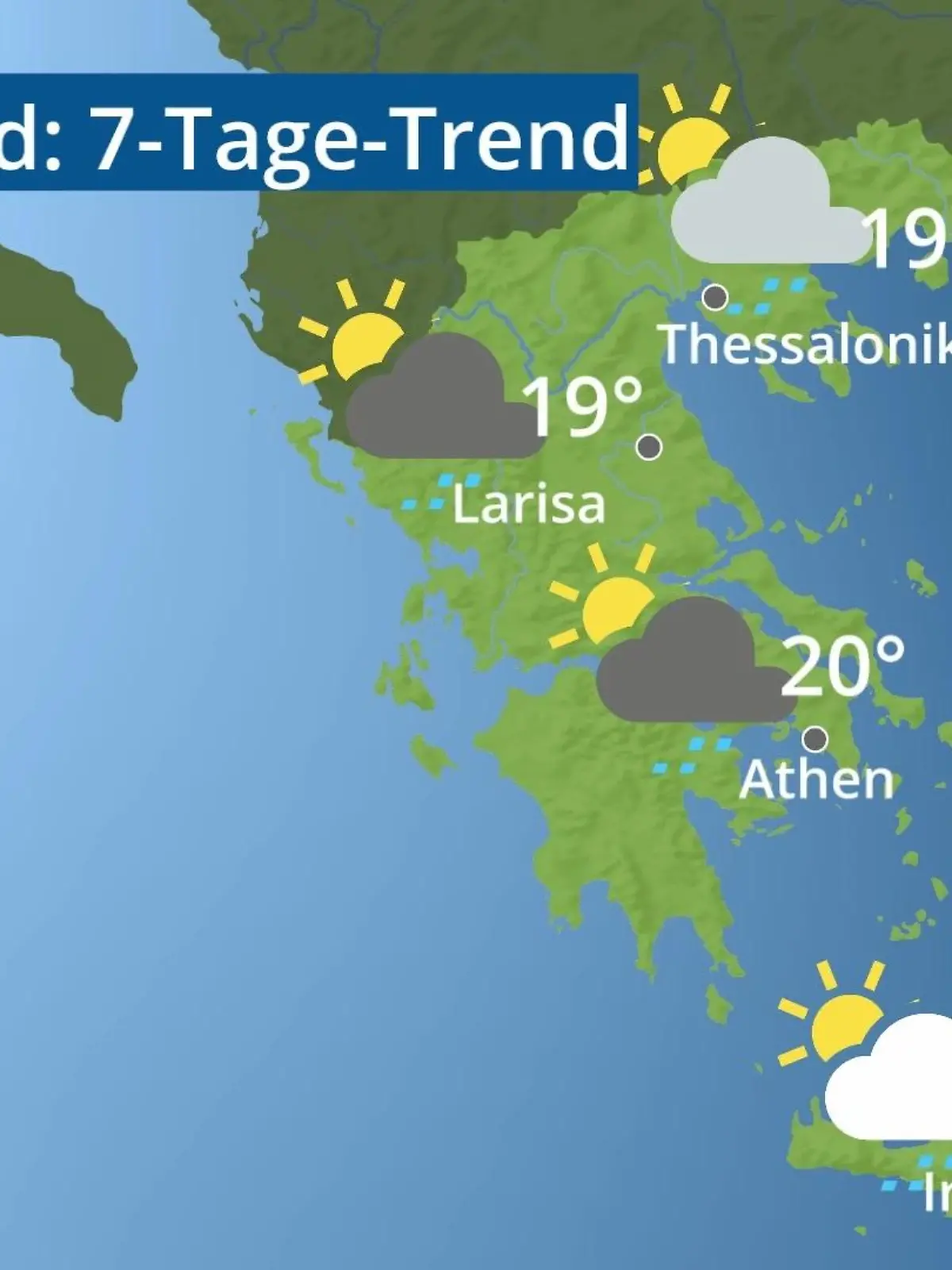 Bild zu: "Griechenland: Wie wird das Wetter?"