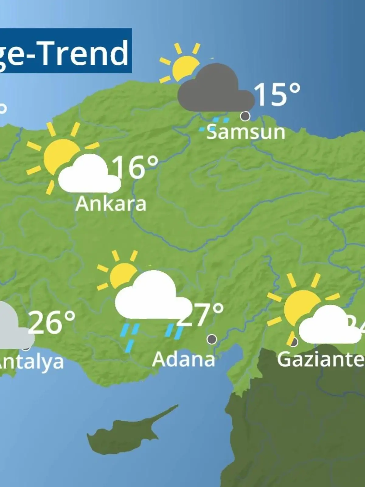 Bild zu: "Türkei: Wie wird das Wetter?"