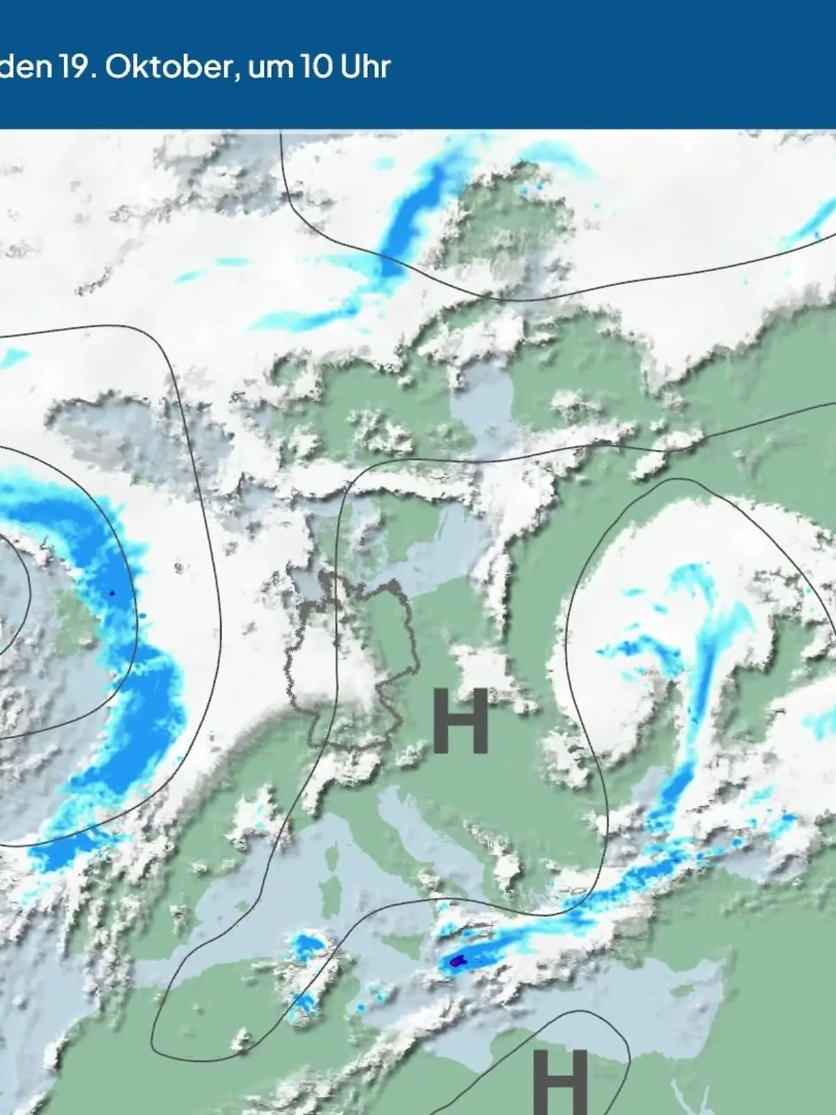 Bild zu: "Die Wetterlage der kommenden 5 Tage"