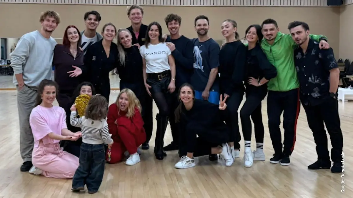 Hoher Besuch beim „Let’s Dance”-Tour-Training Stella Lusin feuert die Profis an