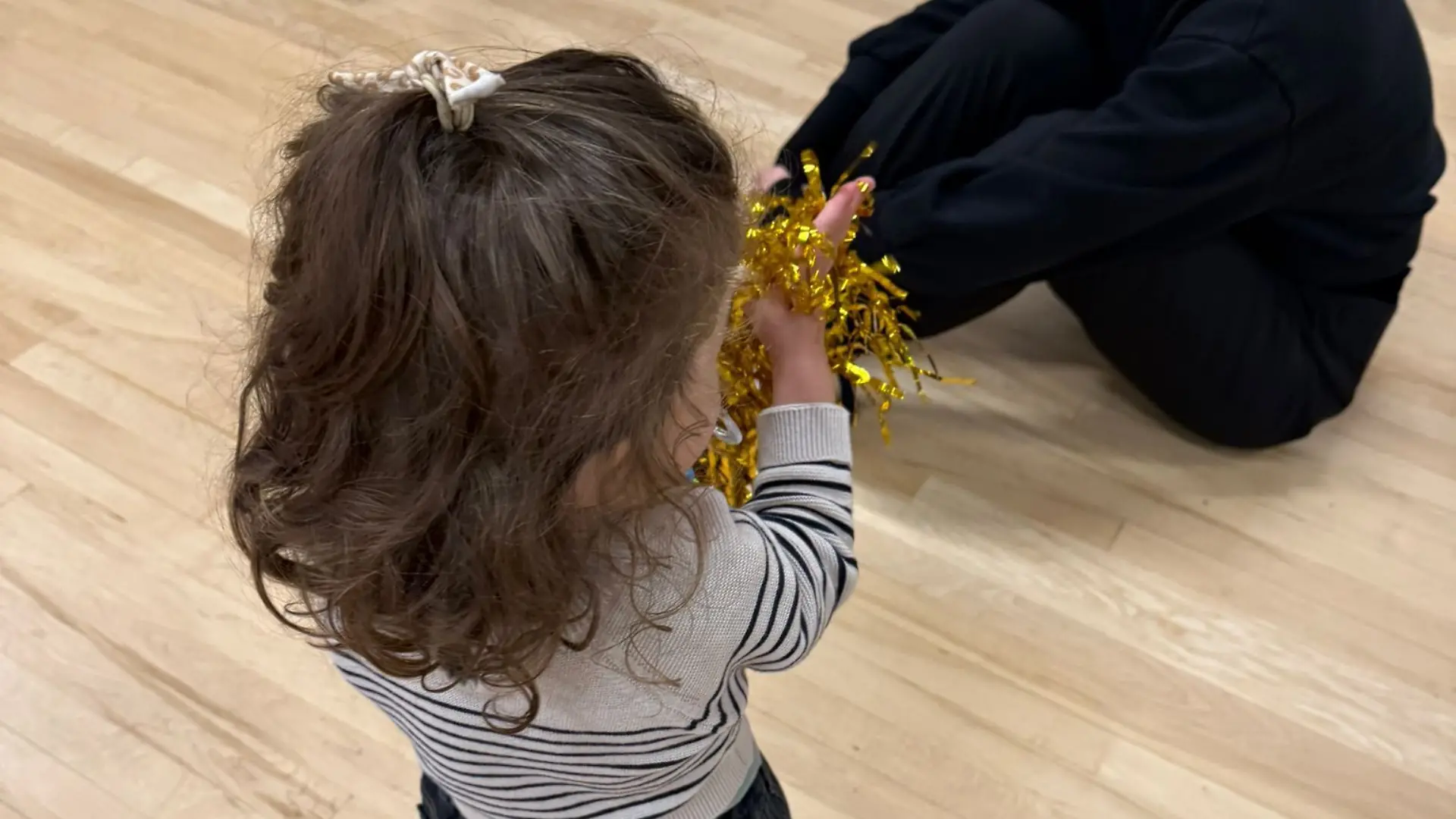 Stella Lusin beim Training der Profis