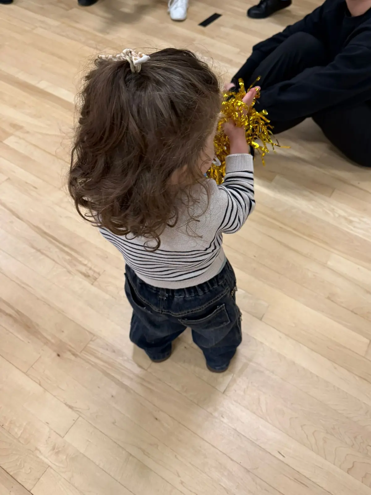 Stella Lusin beim Training der Profis