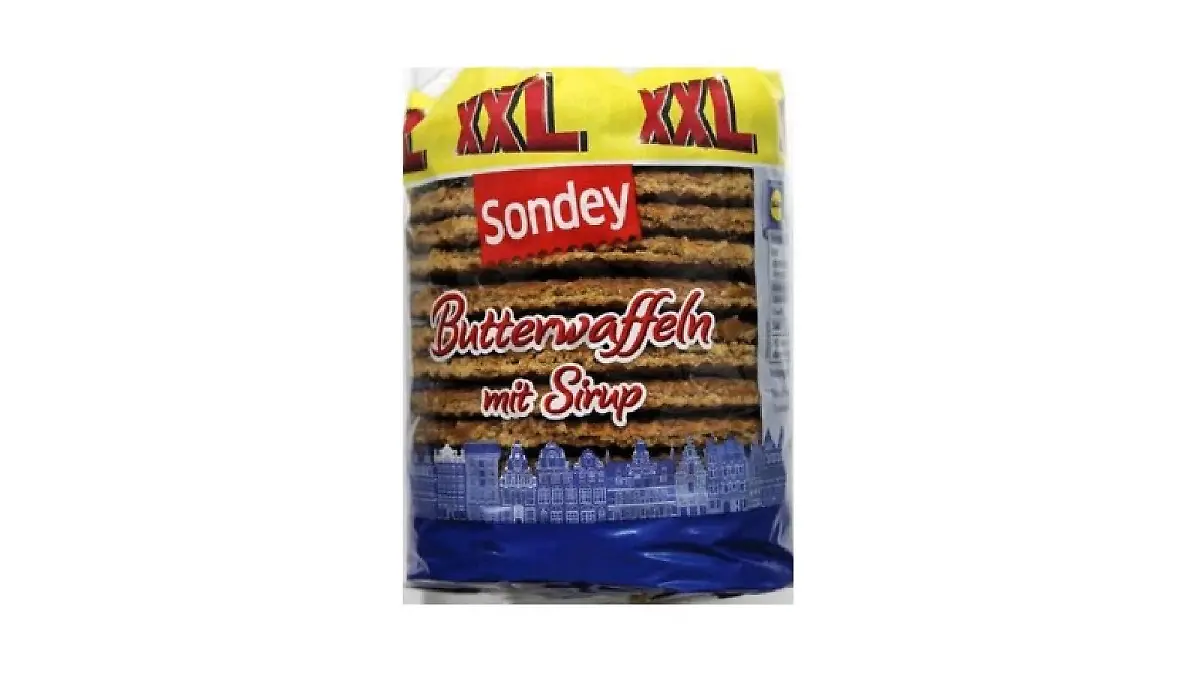 Lidl ruft XXL Sondey Butterwaffeln mit Sirup zurück.