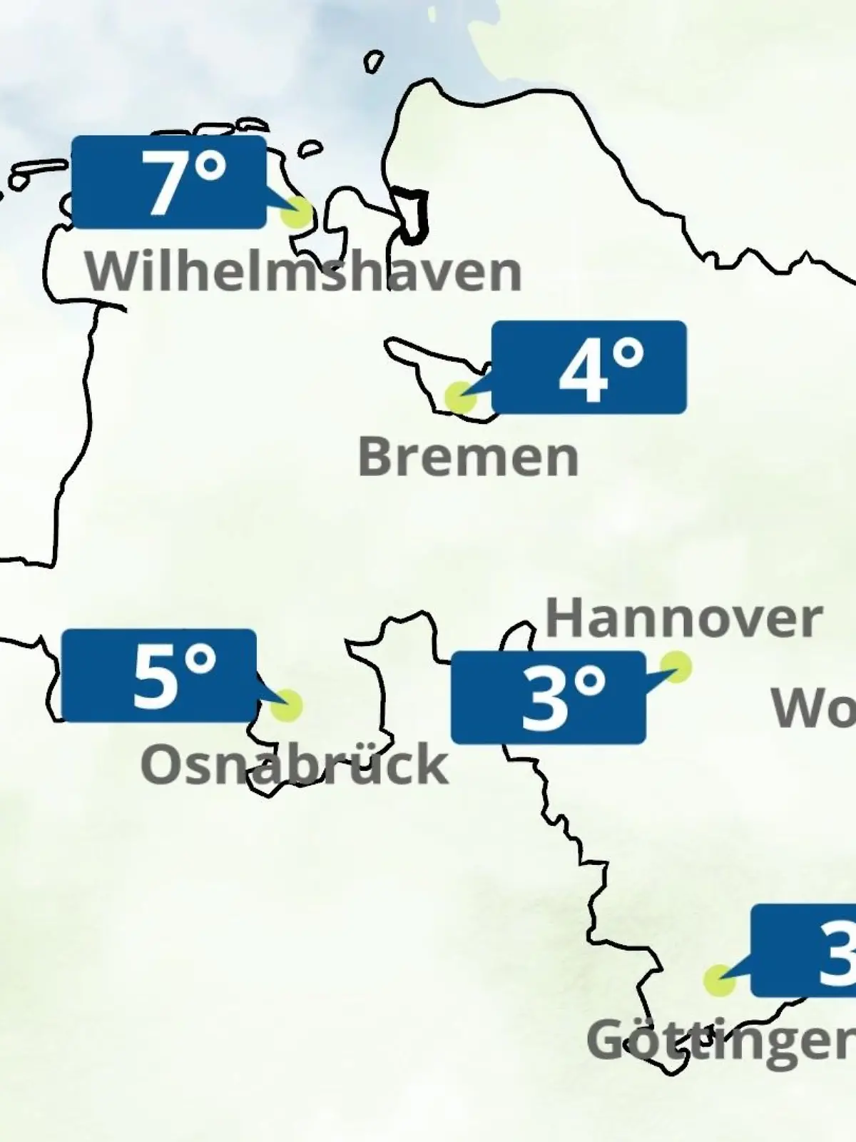 Bild zu: "Bremen und Niedersachsen: Wie wird das Wetter?"