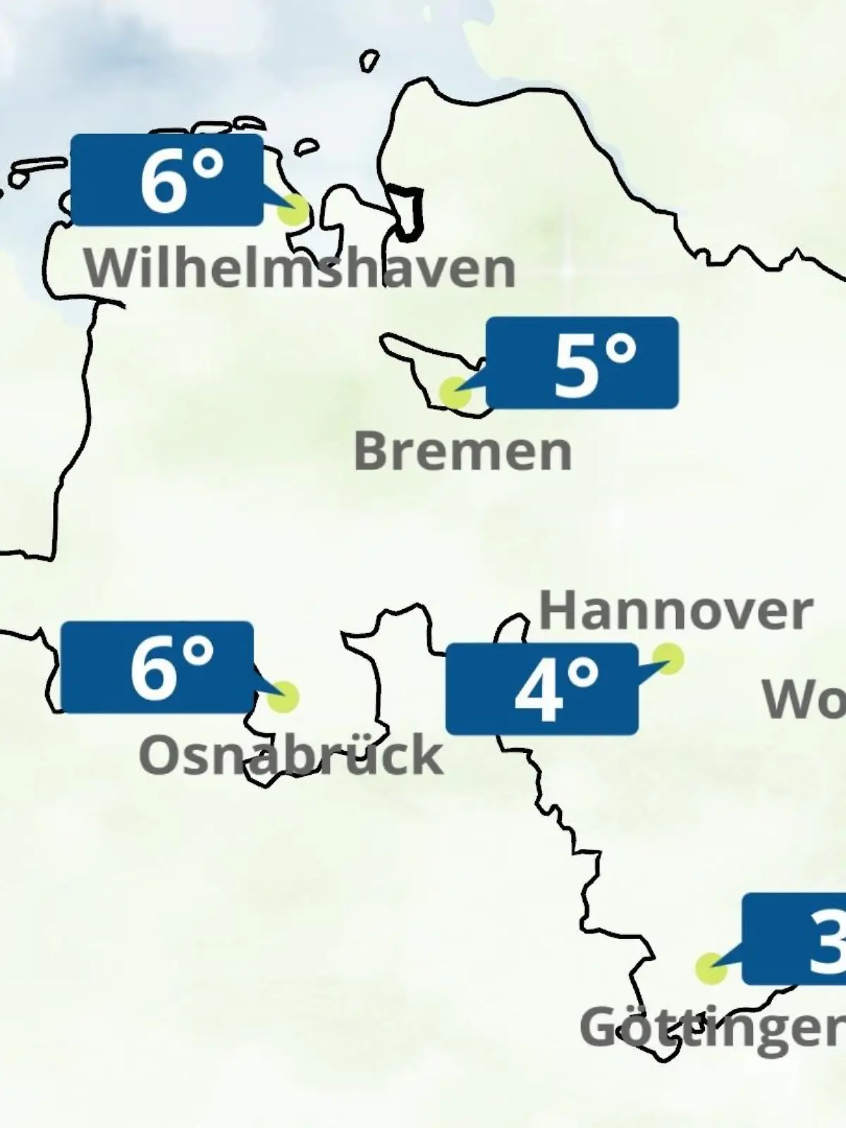 Bild zu: "Bremen und Niedersachsen: Wie wird das Wetter?"