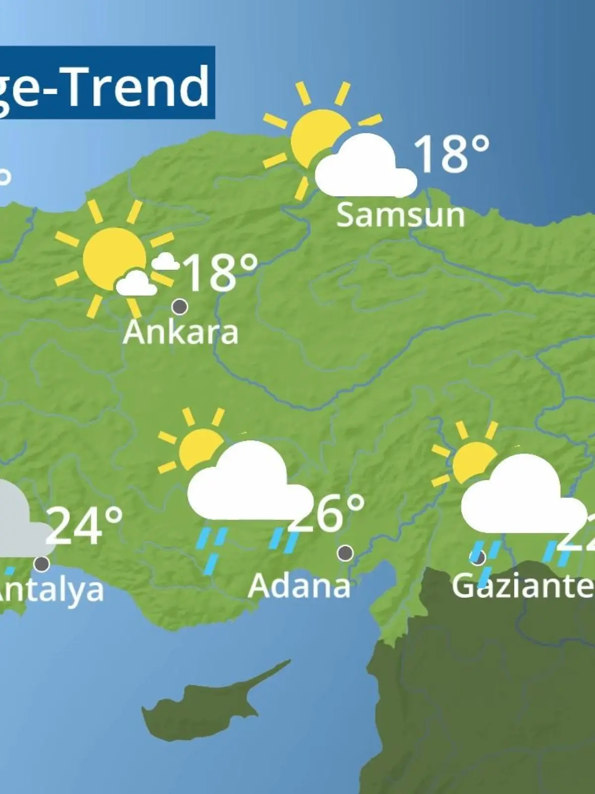 Bild zu: "Türkei: Wie wird das Wetter?"