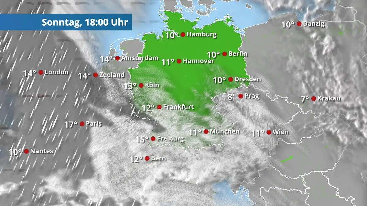 Am Nachmittag wirds sonnig! Der Regen- und Wolkenfilm für 48 Stunden