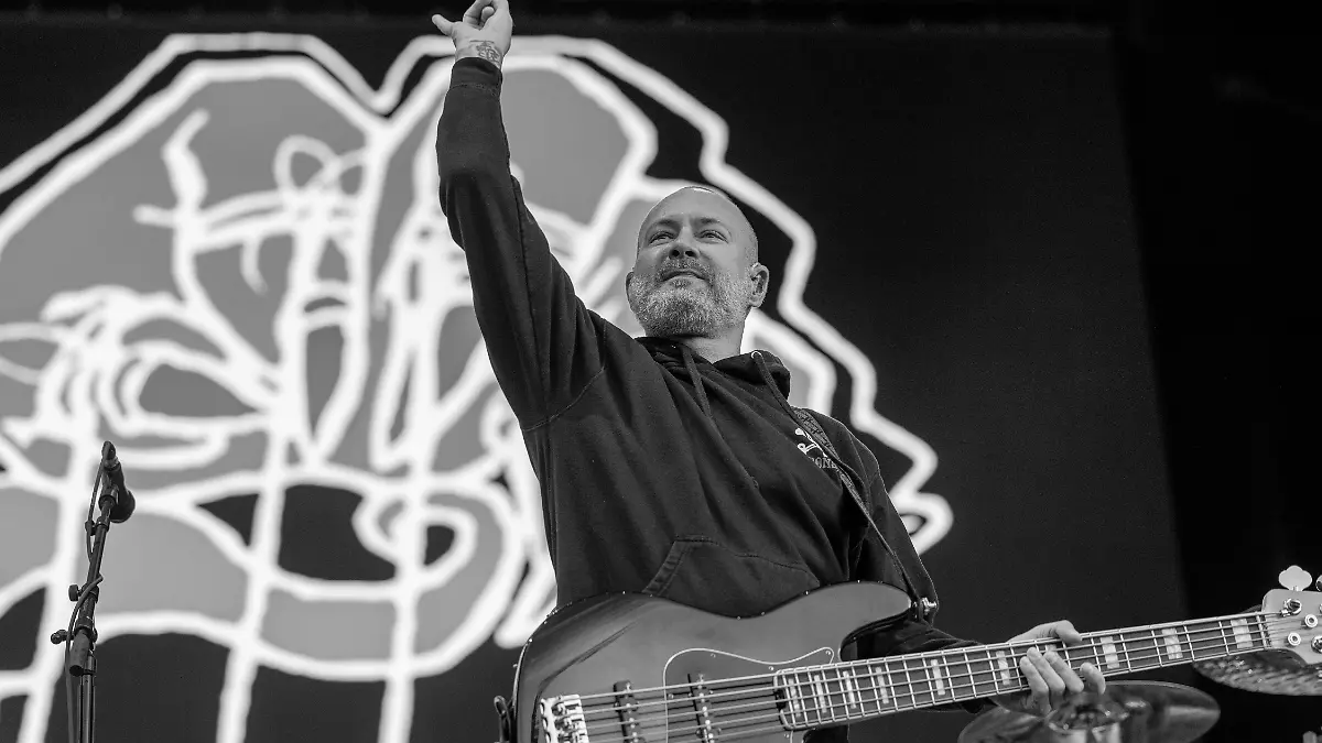 Bassist Sam Rivers im Juni 2024