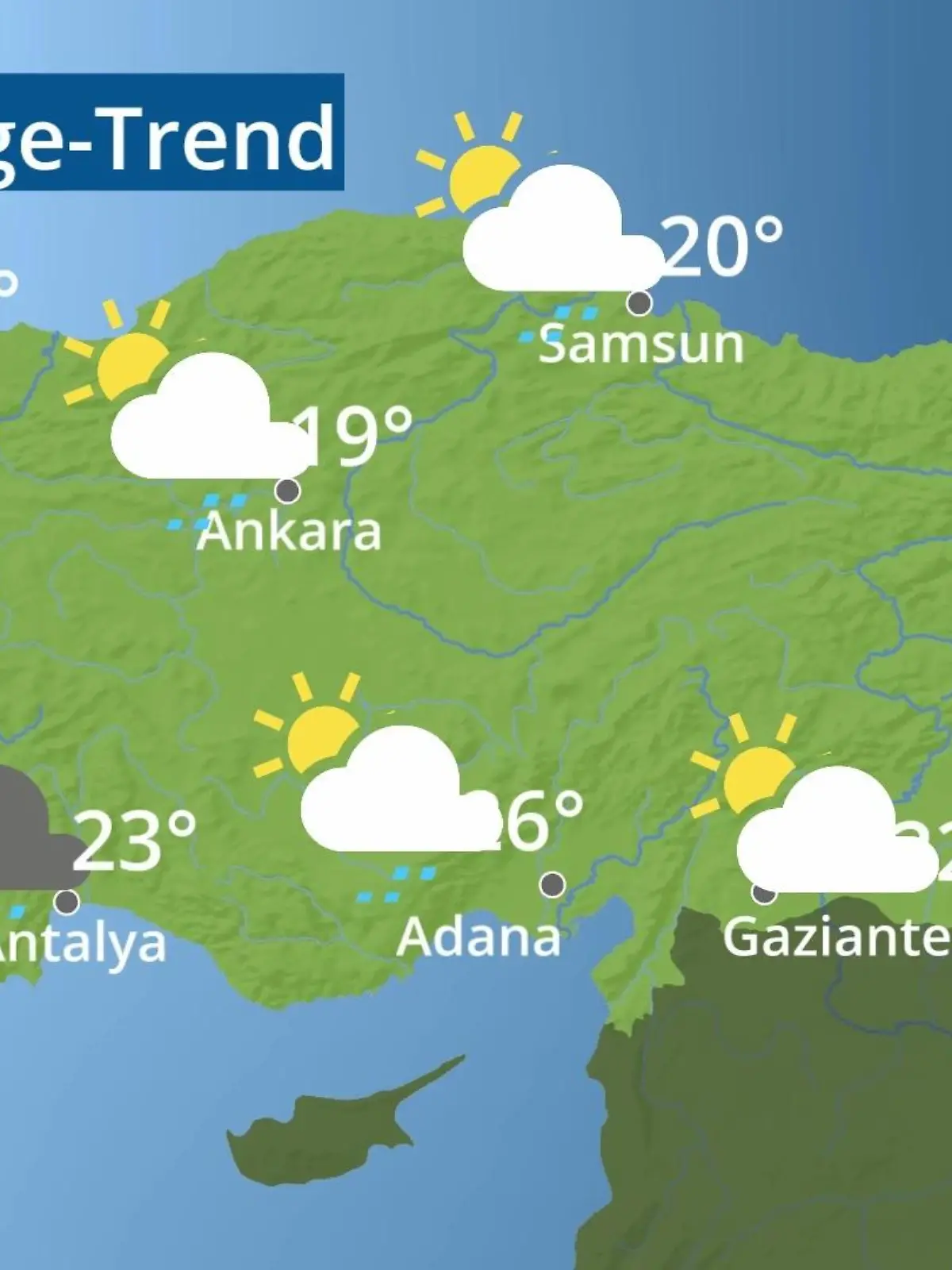 Bild zu: "Türkei: Wie wird das Wetter?"