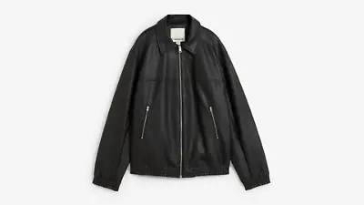Jacke aus Lederimitat