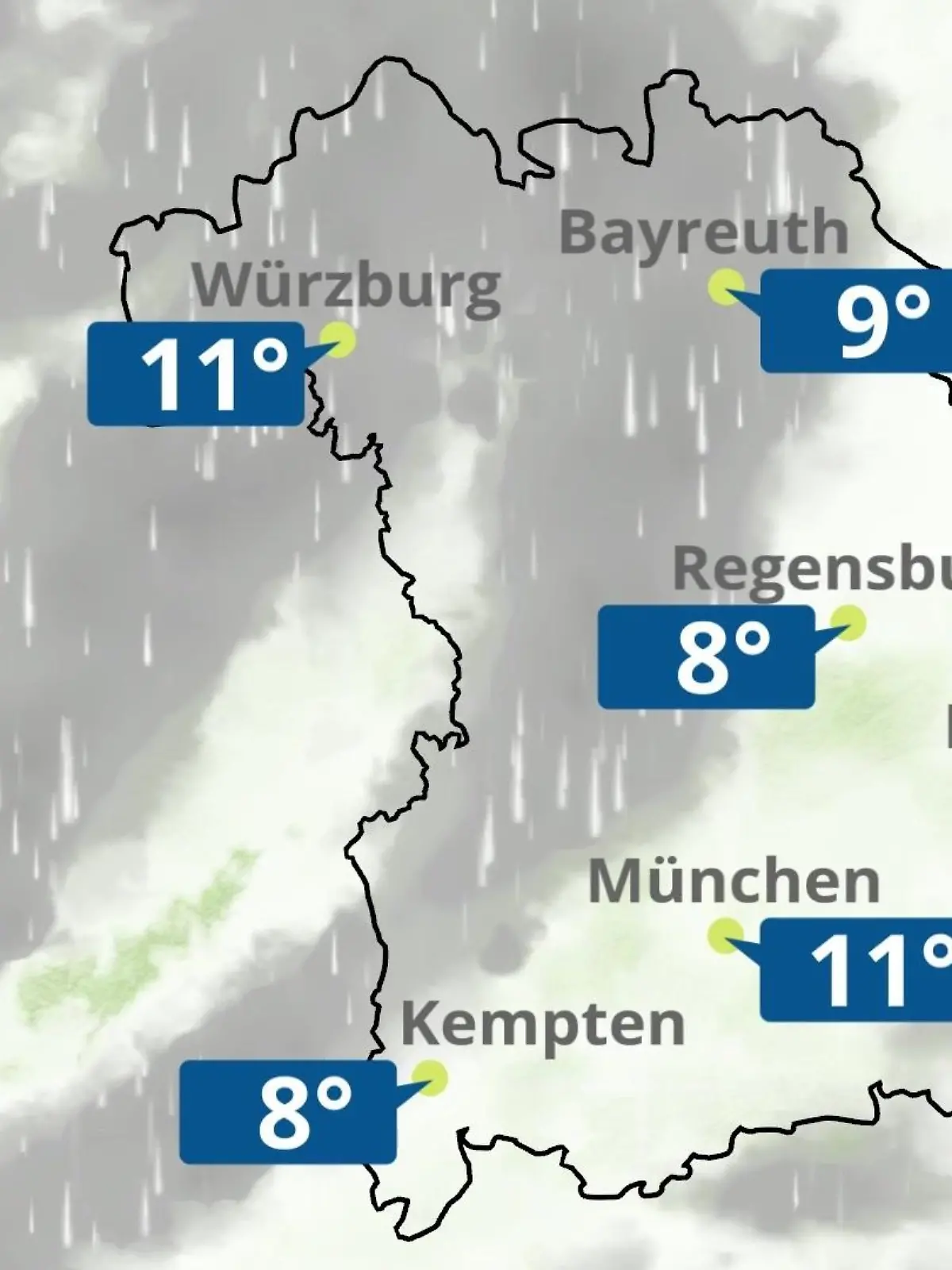 Bild zu: "Bayern: Wie wird das Wetter?"