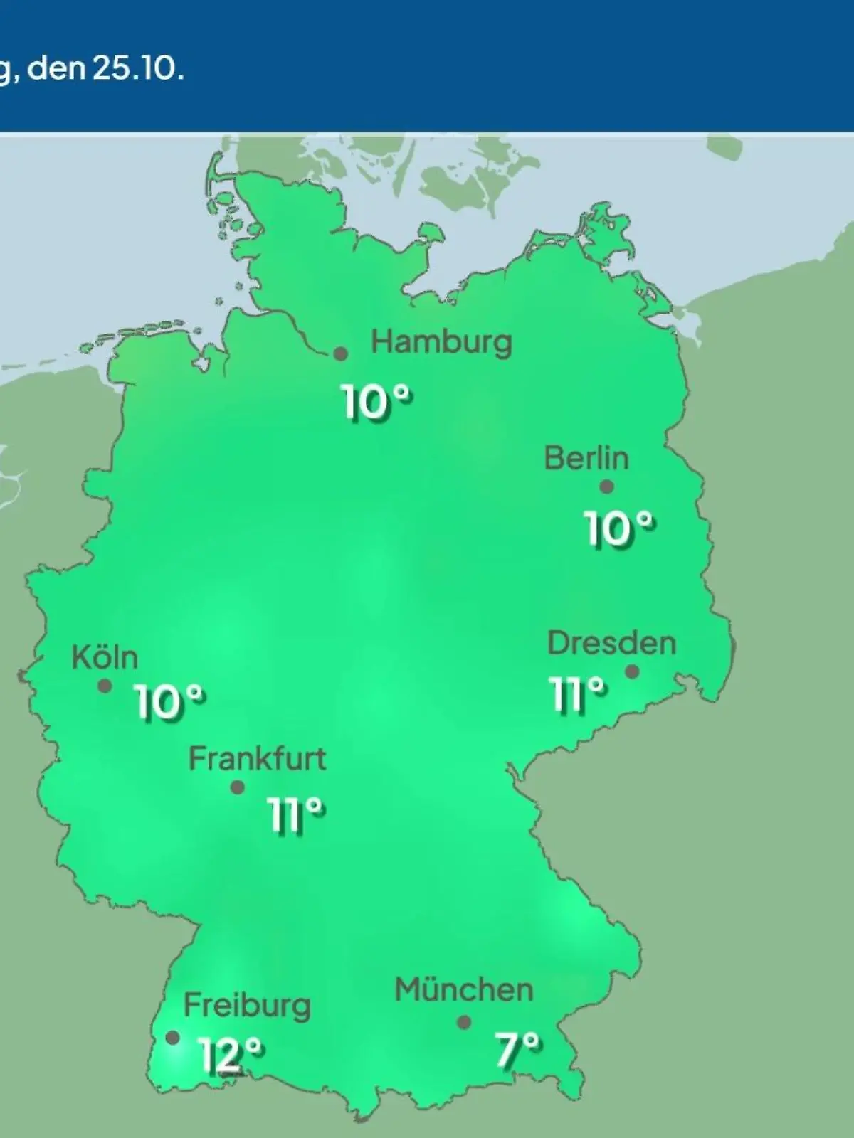 Bild zu: "Im Video: Temperatur-Vorhersage"
