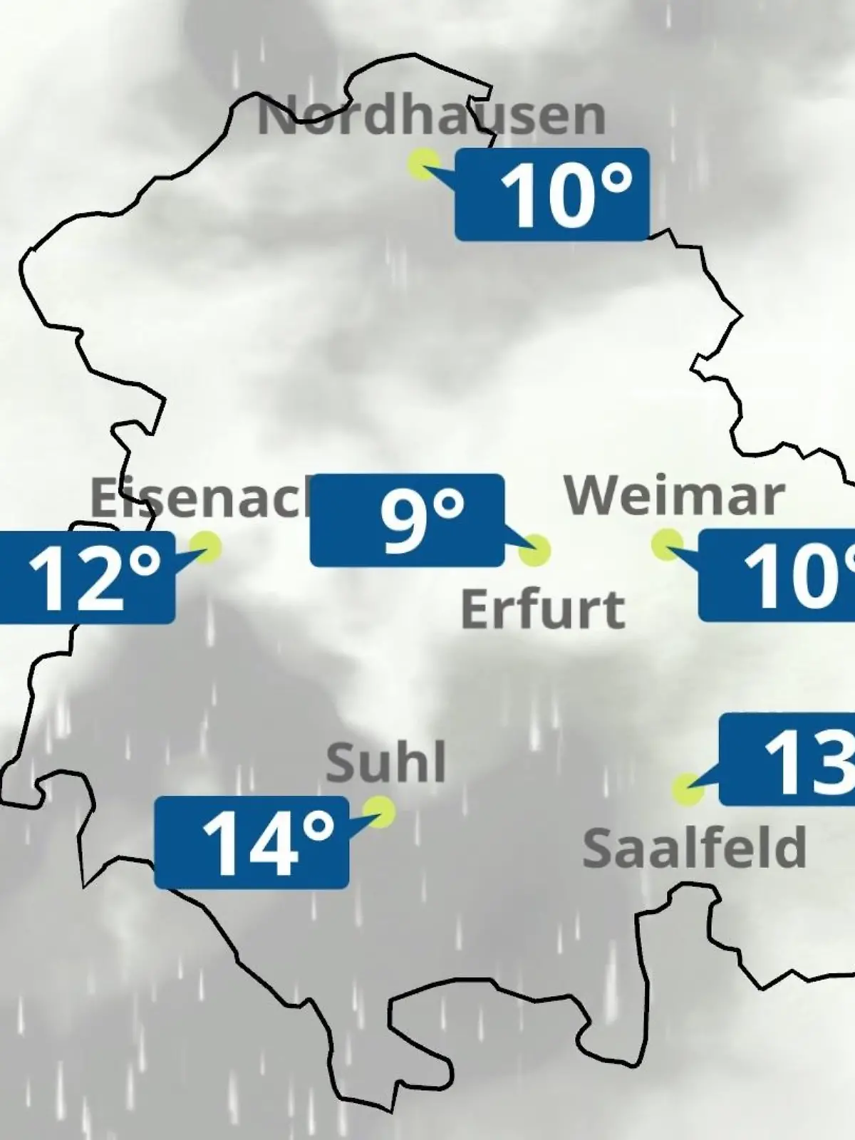 Bild zu: "Thüringen: Wie wird das Wetter?"